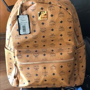 X large authentic MCM computer backpack